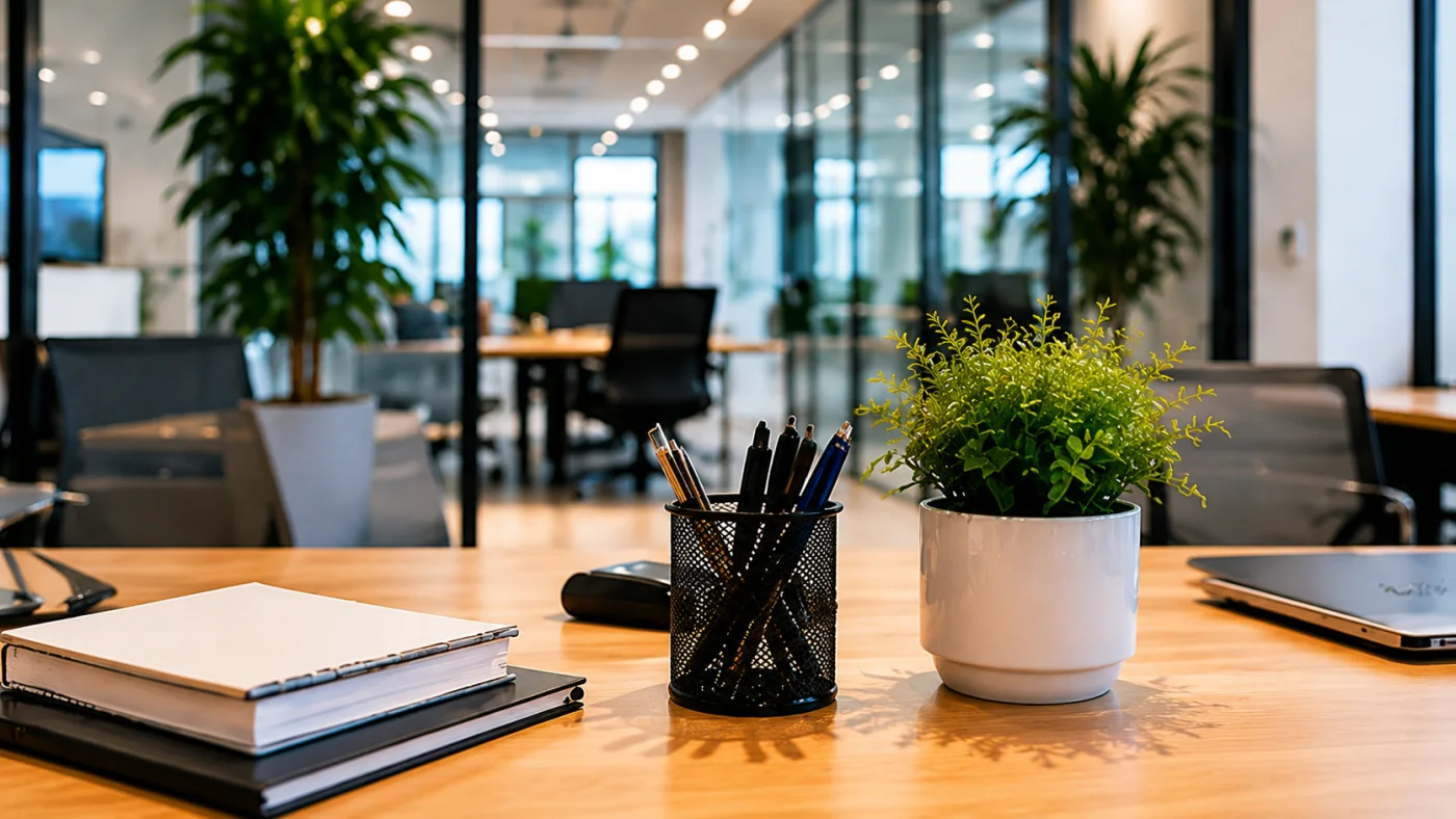 professional commercial cleaning service Edinburgh clean modern office environment