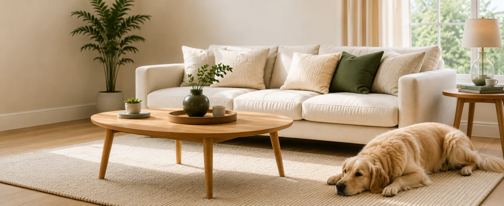 domestic cleaning modern family home Edinburgh clean living room