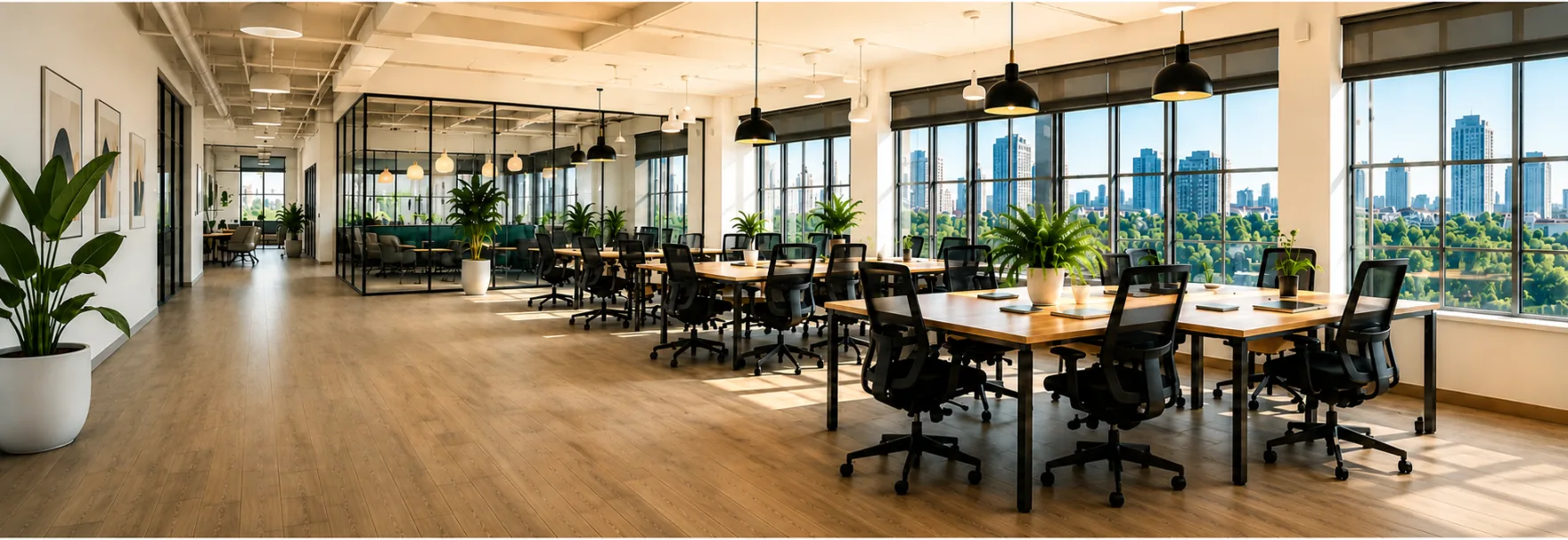 modern office cleaning environment Edinburgh professional workspace